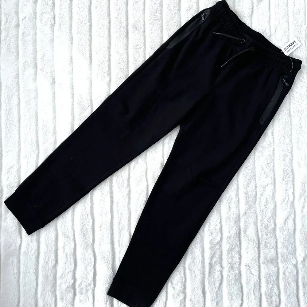 NWT Boys Old Navy Dynamic Jogger Sweatpants (Black) L